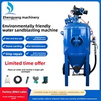 Machine de sablage automatique ZY Brand à fonctionnement simple, haute efficacité, pot de sablage abrasif