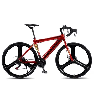 Оптовая продажа Заводская рама из алюминиевого сплава для взрослых мужчин гоночный велосипед дисковый тормоз 700c 21 скорость шоссейный велосипед
