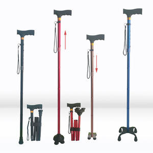 Yingda Telescopic Walking Stick 6061 Aluminum Alloy Adjustable Collapsible Anti-Slip For Elderly Outdoor Use - Product Image 5