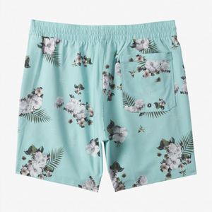 Shorts de bain pour hommes personnalisés en gros, taille mi-haute, extensibles dans les 4 sens, séchage rapide, 100 % polyester, pour surf et plage - Product Image 3