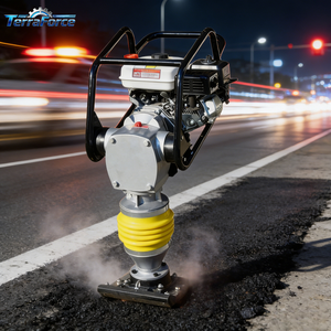 Apisonadora Vibratoria Profesional a Gasolina, Tipo Saltamontes, 60-70 Golpes/Min, Alta Frecuencia para Relleno y Cimentación - Product Image 1