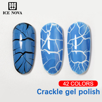 Esmalte de Uñas en Gel con Efecto Agrietado, Libre de HEMA y TPO, para Salón de Uñas