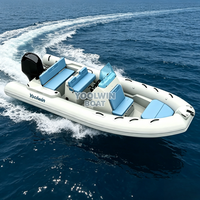 Bateaux pneumatiques rigides de pêche en aluminium 580 5083 Orca Hypalon à vendre