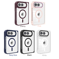 Étuis de téléphone magnétiques pour iPhone 18 Duo, dos transparent, antichoc, accessoires pour téléphone, coque pour iPhone 18 Duo