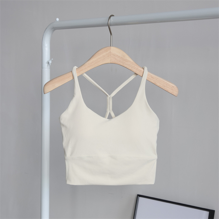 Fitness Apparel Yoga Top Solid Color Sleeveless Quick Dry Women Tank Top Sports Bras