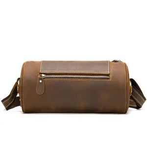 Sac de luxe en cuir de vache pour hommes et femmes, qualité supérieure, personnalisé, en bandoulière, poitrine avec plusieurs poches, nouvelle collection