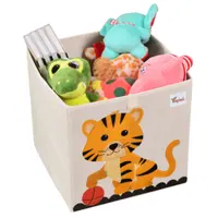 Caja de almacenamiento de animales para niños, escritorio de dibujos animados de lujo, plegable, superventas