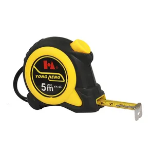 yellow color meter and inch scale steel measure tape hand tools Measuring instruments for building construction