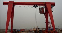 Grue portique monopoutre à chariot pour béton préfabriqué, élévateur de blocs de ciment 10t 20t 32t, grue portique mobile sur rail