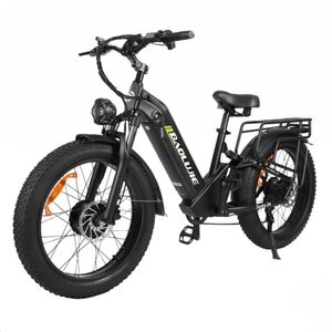 Bicicleta Eléctrica de 2000W con Motor Trasero, Batería de Litio de 21AH, Cuadro de Aluminio, Sistema de Discos de 48V, 20*2.8'', 7 Velocidades - Product Image 2