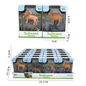 Jinying, Nuevo Juego de Juguetes de Animales en Miniatura de PVC Personalizados, Caja de Almacenamiento Tipo Maleta, Regalo de Navidad, Animales Pequeños de Zoológico - Product Image 4