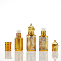 Vente chaude vide 3ml 6ml 12ml Oud Attar huile de parfum arabe bouteille à bille roulante avec bâton en verre