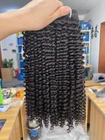 Extensions de cheveux Jerry Curly vietnamiens Remy, tissage de cheveux ondulés naturels style Kinky, livraison rapide, lots de cheveux bruts en gros