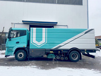 CHUFEI 18T Balayeuse et véhicule de nettoyage autonome à moteur, vitesse maximale 90 km/h