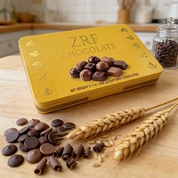 Boîte d'emballage pour biscuits en métal, écologique, recyclable, en acier étamé, de qualité alimentaire