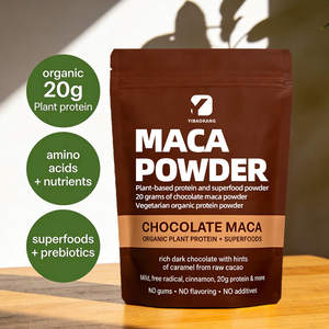 Maca Powder Plant-based <strong>Protein</strong> and Superfood Powder 20 Grams of Chocolate Maca Powder Vegetarian Organic <strong>Protein</strong> Powder - Product Image 6