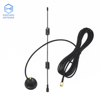 Antenne de communication cellulaire à ressort hélicoïdal personnalisable de 868/915 MHz avec polarisation de gain 2-3 DBi pour la soudure