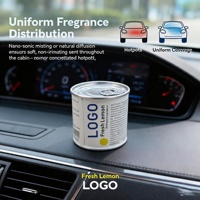Diffuseur de parfum et aromathérapie pour voiture, artisanal, de luxe, parfum pêche et melon, longue durée