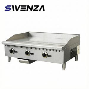 <span class=keywords><strong>Plancha</strong></span> à gaz commerciale en acier inoxydable, <span class=keywords><strong>plaque</strong></span> de cuisson <span class=keywords><strong>pour</strong></span> steak - Product Image 1