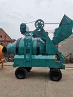 Mezcladora de Concreto Portátil Personalizada con Motor Diésel de 500L y 5.5KW, Alta Eficiencia, 10-14M3/H, Descarga Automática, Marca SG, 1 Año de Garantía