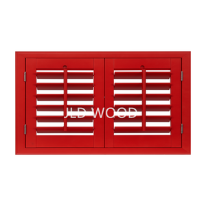 Vendita di fabbrica di alta qualità piccola finestra di legno personalizzato in PVC finestra piantagione otturatore - Product Image 1