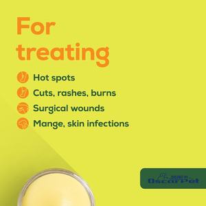 Vente en gros Baume pour la peau pour chiens et chats Hydratant pour la peau d'animaux de compagnie Mange Sécheresse et irritation de la peau - Product Image 5