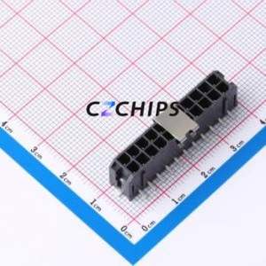 HC-MX3.0-2*11ALT-05 Wire-to-Board Pin Header SMD,P=3mm Connector 2x11P 3mm Vertical Mount Micro-Fit (MX 3.0) - Product Image 1