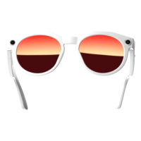 Lunettes intelligentes IA avec caméra 8MP, transfert Wi-Fi, résistance à l'eau IP66, assistant vocal et enregistrement photo/vidéo