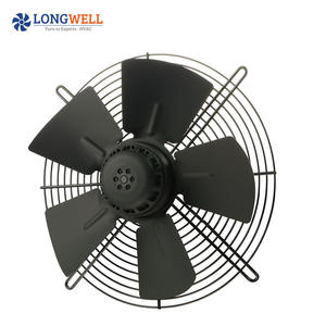 พัดลมดูดอากาศติดผนังแบบแผ่นเรียบ พร้อมพัดลมแบบใบพัดสี่เหลี่ยมสำหรับงานอุตสาหกรรม ใช้ไฟ AC 110 / 220 / 380V กำลังสูง สีดำ แบบตั้งพื้น LW - Product Image 3