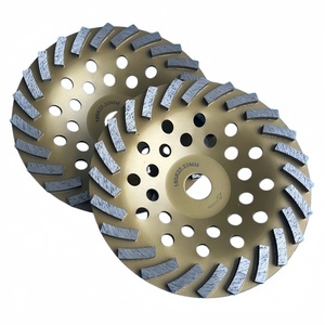 Disque diamanté PCD turbo de qualité européenne, longue durée de vie, 180 mm, trou de 22,23 mm, grain moyen fin, pour le meulage du béton et des carreaux - Product Image 2