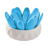 Nouveau Design mignon anti-dérapant Silicone sous-verres coloré maison thé tasse Pot bol Pad napperon bureau boisson Table décor accessoires