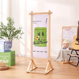 Ole Private Roll-up Display-Ständer 80*180 Vertikaler Bodenstehender Werbe-Billboard-Poster-Aufhängeständer für Outdoor-Camping - Product Image 1