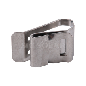 Soporte de Panel Solar 2025, Clip de Cable Solar de acero inoxidable, abrazadera de Cable Solar de <span class=keywords><strong>2</strong></span> <span class=keywords><strong>cables</strong></span>/accesorios de Clip de línea de Marco solar - Product Image 4