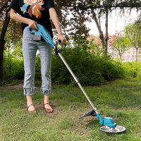 Débroussailleuse électrique de jardin industrielle et de bricolage 21V à piles sans fil avec support OEM personnalisé