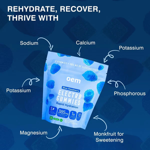 WELLBODY OEM/ODM Gummies d'hydratation Marque privée Supplément d'électrolytes magnésium et sodium Soutien pour adultes - Product Image 4