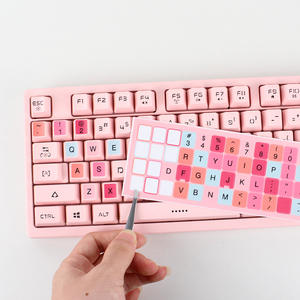 Pegatina de diseño de teclado para ordenador portátil, teclado Universal en inglés, tradicional, chino, alemán, ruso, japonés, coreano, tailandés y árabe - Product Image 2