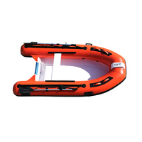 Bateau pneumatique semi-rigide en fibre de verre Hypalon, directement de l'usine, avec un rapport qualité-prix compétitif, RIB 300A