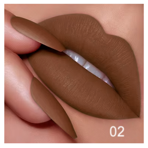 Wholesale Custom Logo Waterproof Long Lasting <strong>Pink</strong> Nude <strong>Brown</strong> Matte Lip Gloss Lip Stick Private Label Vegan Liquid <strong>Lipstick</strong> - Product Image 1