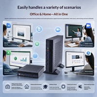 Mini PC Core I5 3230M I7-10750H CPU 8G/16G 256G 512G SSD Micro Desktop All-in-one Komputer PC untuk Rumah, Pembelajaran Online, dan Kantor
