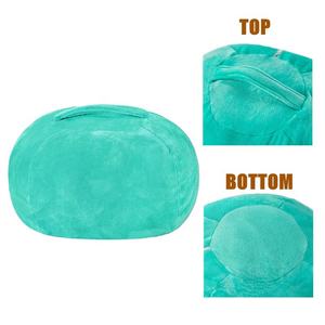 キッズアダルトビーンバッグチェアカバーソフトフランネルぬいぐるみ収納バッグおもちゃ用 - Product Image 2