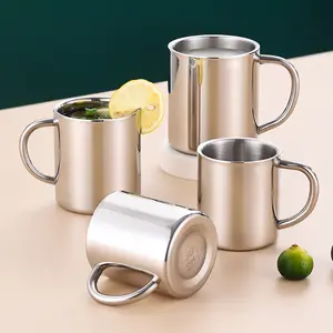 30g emaille-keramik camping-kaffeebecher tasse benutzerdefiniertes muster logo mit griff für geburtstag party geschenke kleine metall-emaille-becher