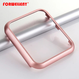 Galvanoplastia marco de la PC de la cubierta del caso para <span class=keywords><strong>Apple</strong></span> <span class=keywords><strong>Watch</strong></span> banda series1 2,3 42mm 38mm iwatch - Product Image 4