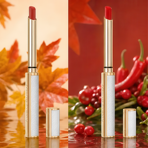 Rossetto Vellutato Idratante Effetto Opaco Lunga Durata Non Trasferibile Sottile <span class=keywords><strong>Vintage</strong></span> Rosso Ingrosso - Product Image 4