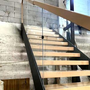 <span class=keywords><strong>VIKO</strong></span> Escalier droit en bois massif de 2024 Offres Spéciales Escalier à poutre double plaque Design - Product Image 5