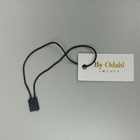 Étiquettes de vêtements personnalisées de haute qualité avec dorure à chaud, en carton, en papier couché, 2x4cm, étiquettes volantes