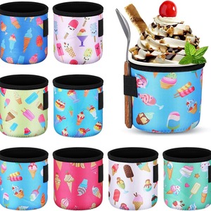 Funda de Neopreno para Helados de 24 oz - Portavasos Aislado Reutilizable, Plegable e Impermeable para Congelador - Product Image 5