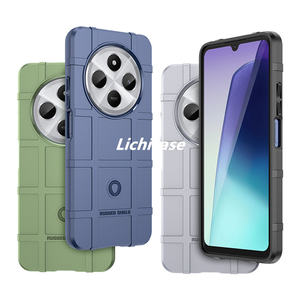 Lichicase เคสซิลิโคนนิ่มสีทึบแบบเรียบง่ายสำหรับ14C สีแดงฝาหลังกันกระแทกดีไซน์ใหม่ - Product Image 2