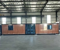 Maison conteneur préfabriquée mobile moderne extensible prête à l'emploi de 20, 30 ou 40 pieds, deux chambres, en acier léger, portable