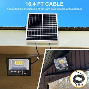 Projecteur Solaire LED Extérieur IP65 1000W, 100W, 300W, 500W pour Grange, Jardin, Piscine, Garage - Vente en Gros - Product Image 5