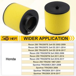 TRX 250 <b>Air</b> <b>Filter</b> Replacement for Honda Recon 250 TRX250 TRX250TE TRX250TM ATV Sportrax 250 TRX250EX TRX250X RECON 250 - Product Image 4